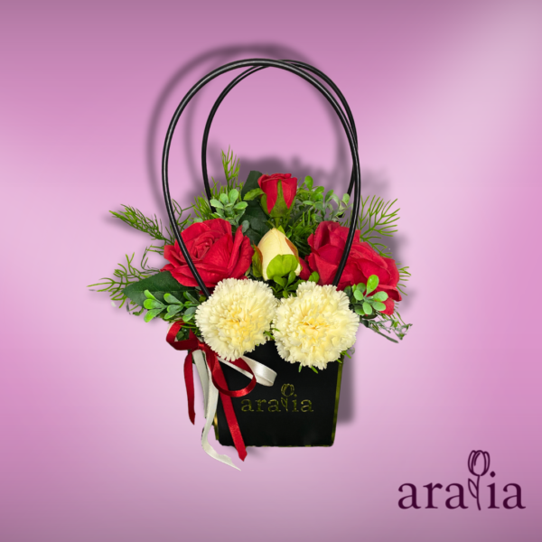 CARTERITA ELEGANCIA CON ROSAS - Image 2